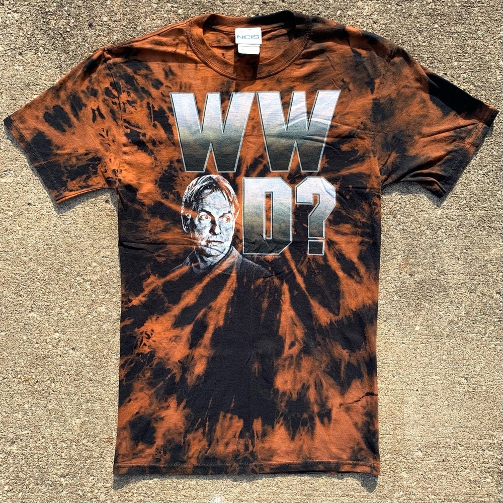 Vintage 2000s NCIS TV Promo Tie Dye Shirt RARE
